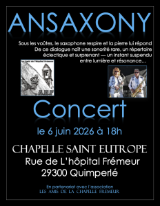 Concert à la chapelle Frémeur de Quimperlé