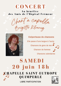 Concert à la chapelle Frémeur à Quimperlé